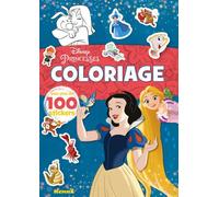 Disney Princesses - Coloriage avec plus de 100 stickers (Blanche-Neige et Raiponce) - Avec plus de 100 stickers - Collectif - Hemma - broché - Document jeunesse