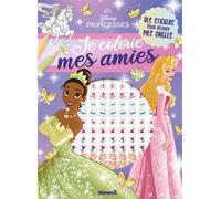 Disney Princesses - Je colorie mes amies - Avec stickers ongles - Des stickers pour décorer mes ongles - Collectif - Hemma - broché - Document jeunesse