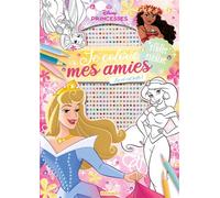 Disney Princesses - Je colorie mes amies - Avec strass - La vie est belle ! - Avec des strass et des stickers - Collectif - Hemma - broché - Document jeunesse