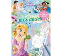 Disney Princesses - Je colorie mes amies - Journée de rêve - Stickers offerts - Collectif - Hemma - broché - Document jeunesse