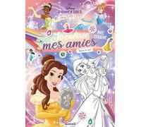 Disney Princesses - Je colorie mes amies - Robes de bal - Avec stickers - Collectif - Hemma - broché - Document jeunesse