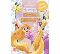 Disney Princesses - Je découvre, je colorie les stars Disney - Complète les portraits de tes héroïnes avec les stickers métallisés ! - Collectif - Hemma - broché - Document jeunesse