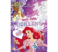 Disney Princesses - Mon colo brillant - Au bal - + de 50 stickers brillants offerts - Collectif - Hemma - broché - Document jeunesse
