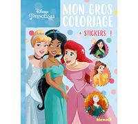 Disney Princesses - Mon gros coloriage + stickers ! - Livre de coloriage avec stickers - Dès 4 ans