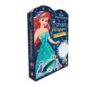 Disney Princesses - Styliste magique - Soirée enchantée - Coup de coeur créations - 1 livre de 32 pages, plus de 60 stickers, plus de 200 strass, 6 petits crayons, 2 pochoirs, 8 motifs à décalquer - C