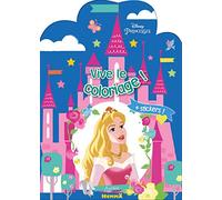 Disney Princesses - Vive le coloriage - Château Aurore - Livre de coloriage avec stickers - Dès 4 ans