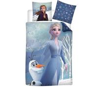Disney Reine des Neiges Elsa Anna Olaf Parure de lit en flanelle 135 x 200 cm