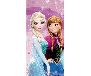 Disney Serviette de plage La Reine des Neiges Anna Elsa ultra douce 100 % coton - Grande taille 70 x 140 cm pour filles, natation, douche et piscine