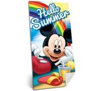 Disney serviette de plage Mickey Mouse 140 x 70 cm coton arc-en-ciel Multicolor G