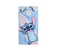 DISNEY Serviette de plage 'Stitch Baumwoll-Handtuch' bleu clair, Taille One Size