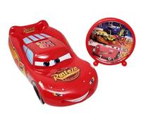 Disney Set Réveil de Chevet Cars et Tirelire Skype McQueen Ouvrable et Réutilisable