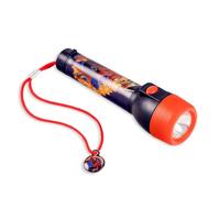 Disney Spiderman Grande lampe torche LED 16 cm en plastique antidérapant pour aventures en plein air, camping, randonnée et utilisation d'urgence