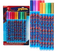 Disney Spiderman Stylos Gel pour Enfants, Set Multicolore de 10, Fournitures Scolaires (Multi Spiderman)