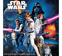 Disney Star Wars Calendrier classique 2022 - Agenda mensuel 30 cm x 30 cm - Produit officiel