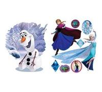 Disney sticker mural Frozen Elsa, Anna et Olaf 2 feuilles autocollantes G