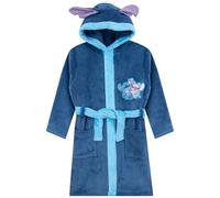Disney Stitch bathrobe for girls | Lilo and Stitch girl dress | Angel dress | Fleece bathrobe | Blue 5-6 yearsBleu 7-8 ans