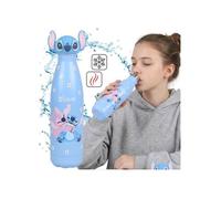 DISNEY Stitch Bouteille d'eau isotherme, bouteille en acier inoxydable, thermos pour l'école 500 ml
