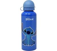 Disney Stitch Bouteille Réutilisable, Design Aluminium Résistant, Gourde pour Fille, Bouteille D'eau, Gourde Voyage, Capacité 500 ml (Bleu)
