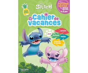 Disney - Stitch - Cahier de vacances 2026 - De la Moyenne Section à la Grande Section