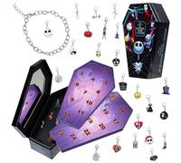 Disney Stitch Calendrier de l'Avent 2026 pour Filles Ados | Calendrier Avent Bijoux à Charms ou Version DIY Remplir Soi Meme Idée Cadeau (Bijoux TNBC Noirs)