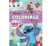 Disney Stitch Coloriage avec plus de 100 stickers Livre de coloriage avec stickers Dès 4 ans