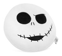 Disney Stitch Coussin Enfant Peluche 3D Canapé ou Lit, Coussins Décoratifs, Décoration Chambre Ado Fille Garçon - Cadeau Enfant (Blanc Jack, L35 x W33)