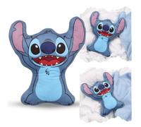 sarcia.eu Disney Stitch Doux Coussin décoratif en Velours, Coussin en Forme pour Chambre d'enfant 35x30cm Oeko-TEX (B)