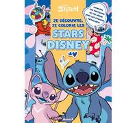 Disney Stitch - Je découvre, je colorie les stars Disney - Complète les portraits de tes héros avec les stickers métallisés ! - Collectif - Hemma - broché - Document jeunesse