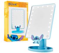 Disney Stitch Miroir de Table LED avec Plateau à Bijoux, Chambre et Voyage - Cadeaux pour Elle