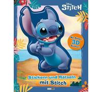 Disney Stitch: Stickern und Rätseln mit Stitch: Activityblock mit einem großen 3D Sticker, Seiten mit Perforation