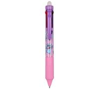 DISNEY Stitch Stylo à bille 4en1, effaçable avec gomme, stylo gel automatique, effaçable, stylo scolaire 0.5mm (B)