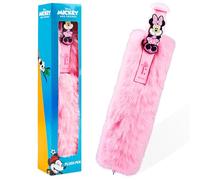 Disney Stitch Stylo Bille Noir Pelucheux Stylos à Bille Rétractable Fourniture Scolaire Kawaii Papeterie Bureau Idee Cadeau Ado Fille Mujer (Rose)