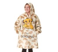Disney Stitch Sweat Plaid Femme, Portable Couverture Polaire avec Manches, Oversize Sweat Capuche Chaude et Confortable pour Adultes Ados