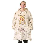 Disney Stitch Sweat Plaid Femme, Portable Couverture Polaire avec Manches, Oversize Sweat Capuche Chaude et Confortable pour Adultes Ados