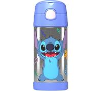 Disney Stitch Thermos FUNtainer Bouteille de 355 ml | Bouteille d'eau en acier inoxydable à isolation thermique étanche pour garçons et filles, sac à déjeuner emballé/boîte