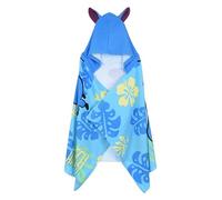 Disney Store Lilo et Stitch Peignoir à Capuche Bleu Oreilles Hawaii Enfant Taille Unique 70x140cm