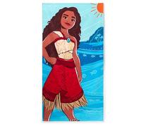 Disney Store Official, Serviette de Plage Vaiana, Serviette de Plage en Coton Doux à séchage Rapide, Drap de Bain pour Enfants