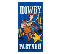 Disney Store Official, Serviette de Plage Woody, Toy Story, Serviette de Plage en Coton Doux à séchage Rapide, Drap de Bain pour Enfants