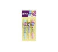 Disney Store Stitch - Lot de 3 stylos gel avec clip de figurine pour enfants - Articles de papeterie colorés pour l'école et les loisirs - Idéal comme cadeau - À partir de 3 ans - Bricolage - Peinture