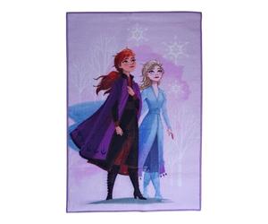 Disney Tapis Home pour Enfants - Tapis de Jeu sous Licence Officielle pour Chambre d'enfant, Salle de Jeux - antidérapant, Lavable Frozen 80 x 120 cm