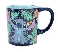 Disney Tasse 300ml Stitch Antichute Dropsafe Collection Ohana Bleu marine