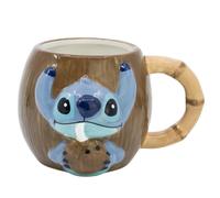 Stor S.L. Tasse 3D Disney Stitch Noix de Coco 414 ml Multicolore Enfant