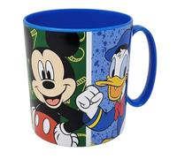 Disney Tasse Mickey Mouse Donald Duck Personnages Mug en plastique pour petit-déjeuner goûter 390 ml