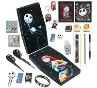 Disney The Nightmare Before Christmas Calendrier de L'avent 2025 Femme et Ado Compte à Rebours Noel Papeterie Original Accessoires Kawaii (Noir)