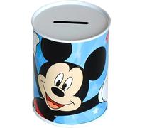Disney Tirelire Mickey Mouse en métal Étain non ouvert 10 x 7,5 cm