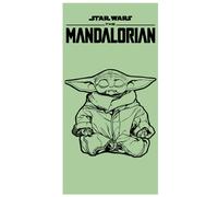 DISNEY - Toillon Star Wars Mandalorian en Coton - 140 x 70 cm, 100% Coton, 320 g/m²