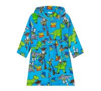 Disney Toy Story Peignoir Garçon, Woody Et Buzz L’Éclair Peignoir Polaire, Robe de Chambre Enfant À Capuche, Bleu 2-3 Ans