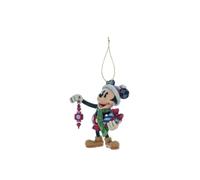Disney Traditions Ornement à Suspendre Mickey Tenant Un Cadeau de Noël
