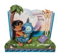 Disney Traditions Stitch Story Book Figurine