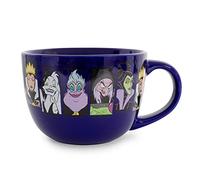 Disney Villains Close-Up Panels Tasse à soupe en céramique | Bol pour crème glacée, céréales, flocons d'avoine | Grande tasse à café pour expresso, caféine, boissons | Cadeaux d'Halloween et objets de